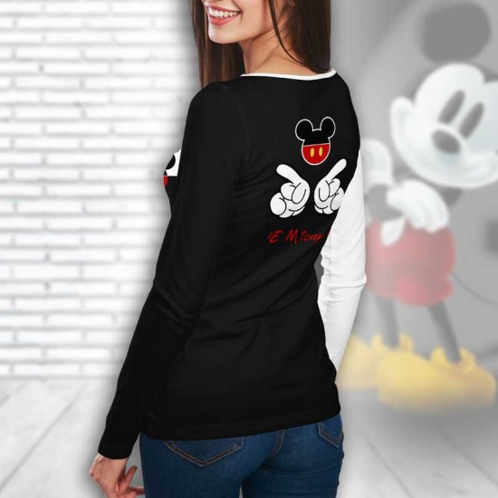 3D дамска блуза принт Love Mickey