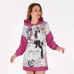 Спортно-елегантен дамски суитшърт Fealhers of Style