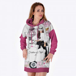 Спортно-елегантен дамски суитшърт Fealhers of Style