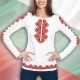 3D дамска блузa с принт от български шевици