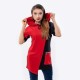 Спортно-елегантен дамски суитшърт New color в цвят червено