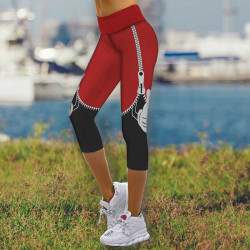 Спортен дамски клин 7/8 sport в червено