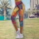 Спортен дамски клин 7/8 Colorful 13700