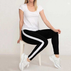 Спортно елегантен дамски клин с кант