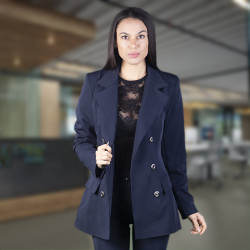 Елегантно дамско сако NAVY BLUE Елегантно дамско сако NAVY BLUE