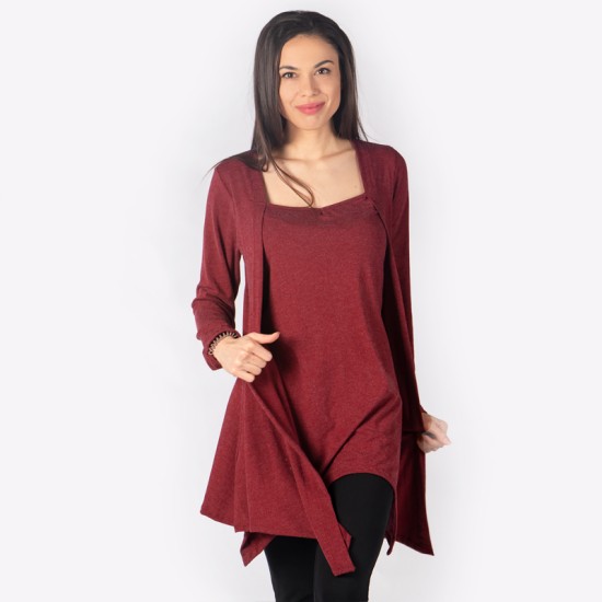 АСИМЕТРИЧНА ДАМСКА ТУНИКА КАРМЕН