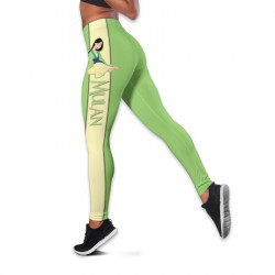 Ефектен дамски спортен клин с принт Mulan 8936