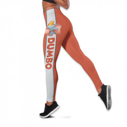 Ефектен дамски спортен клин с принт Dumbo 8931