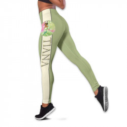 Ефектен дамски спортен клин с принт 8970