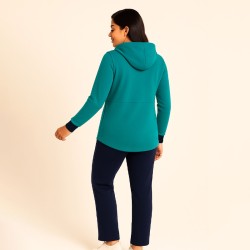 Дамски спортен екип Корин в цвят петрол