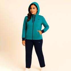 Дамски спортен екип Корин в цвят петрол