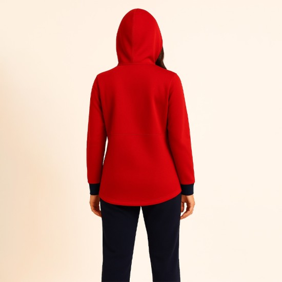 Дамски спортен екип Корин в червен цвят