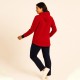 Дамски спортен екип Корин в червен цвят