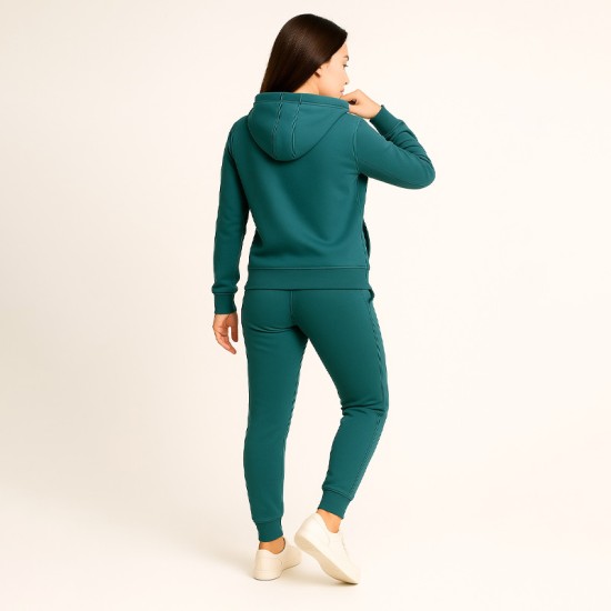 Дамски спортен екип Фльор в цвят петрол