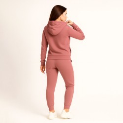 Дамски спортен екип Фльор в цвят тъмна пудра