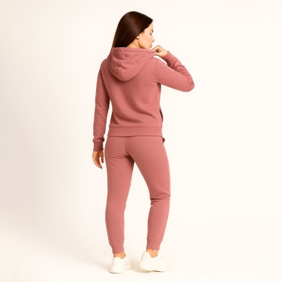 Дамски спортен екип Фльор в цвят тъмна пудра