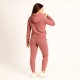 Дамски спортен екип Фльор в цвят тъмна пудра