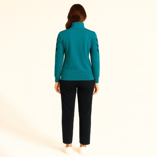 Дамски спортен екип Жана в цвят петрол