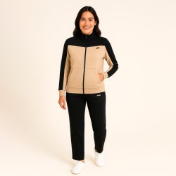 Дамски спортен екип Аксиния с бежово