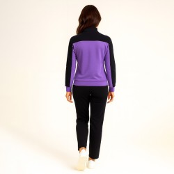 Дамски спортен екип Аксиния с лилаво