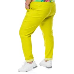 Комфортен макси панталон в цвят светла резеда Комфортен макси панталон в цвят светла резеда