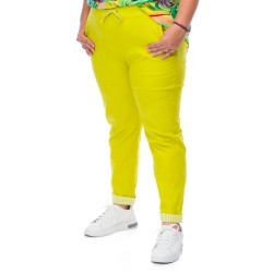 Комфортен макси панталон в цвят светла резеда Комфортен макси панталон в цвят светла резеда