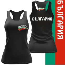 Ефектен дамски спортен комплект с национален принт 12483  Ефектен дамски спортен комплект с национален принт 12483