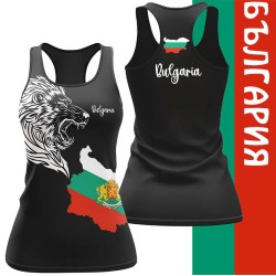 Ефектен дамски спортен комплект с национален принт 12484