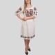 Дамска рокля с бродирани етно мотиви 13589