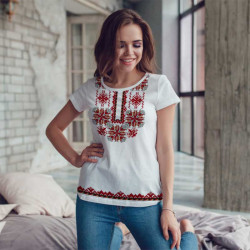 Дамска тениска 3D принт Български шевици 11356