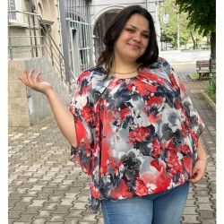 Туника тип пончо с подплата Славея Туника тип пончо с подплата Славея