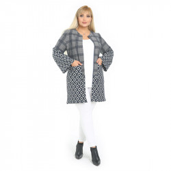 Елегантно дамско палто есен - зима Зия