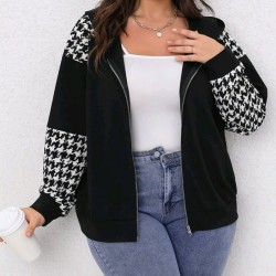 Дамско преходно яке с цветен принт Клеменс