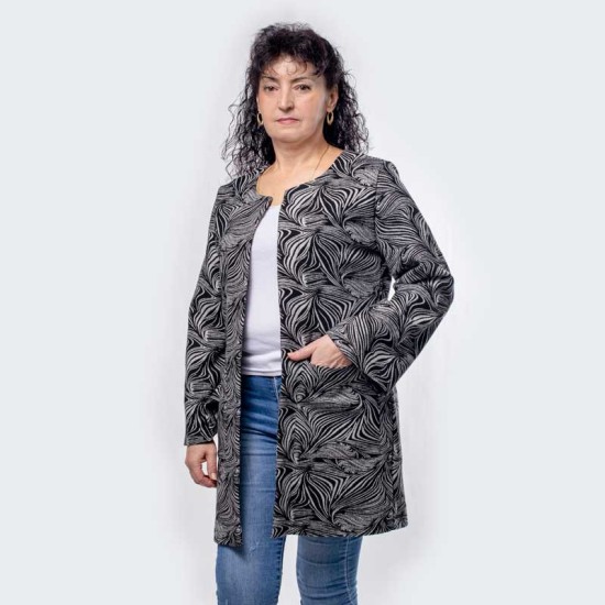 Елегантно дамско макси палто от вълна Беатрис 