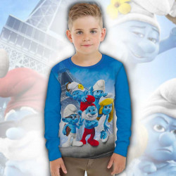 Детска блуза за момче с принт Смърф