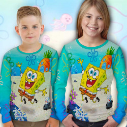 Детска блуза за момче и момиче Спонч Боб