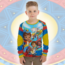 Детска блуза за момче с принт Сантяго