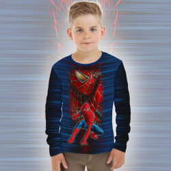 Ликвидация Детска блуза за момче с принт СпайдерМен 9701