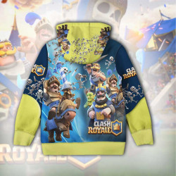 3D Детски суитшърт за момиче и момче Clash Royale 3D Детски суитшърт за момиче и момче Clash Royale