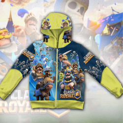 3D Детски суитшърт за момиче и момче Clash Royale 3D Детски суитшърт за момиче и момче Clash Royale