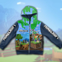 3D Детски суитшърт за момиче и момче Маинкрафт