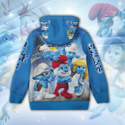 3D Детски суитшърт за момиче и момче Смърфовете 3D Детски суитшърт за момиче и момче Смърфовете