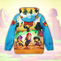 3D Детски суитшърт за момиче и момче Brawl Stars 3D Детски суитшърт за момиче и момче Brawl Stars