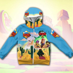 3D Детски суитшърт за момиче и момче Brawl Stars 3D Детски суитшърт за момиче и момче Brawl Stars