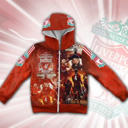 3D Детски суитшърт за момче Liverpool