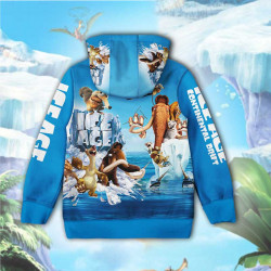 3D Детски суитшърт за момиче и момче Ледена епоха 3D Детски суитшърт за момиче и момче Ледена епоха