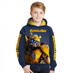 3D Детски суитшърт за момче Bumble Bee