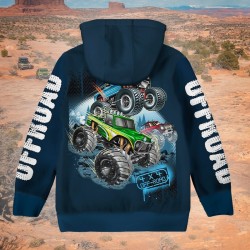 3D Детски суитшърт за момче Offroad 13097 3D Детски суитшърт за момче Offroad 13097