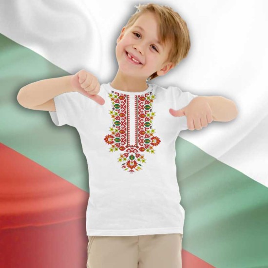 Детска тениска с народни мотиви 11294