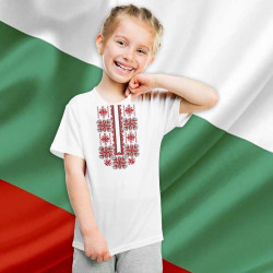 Детска тениска с народни мотиви 7952 Детска тениска с народни мотиви 7952